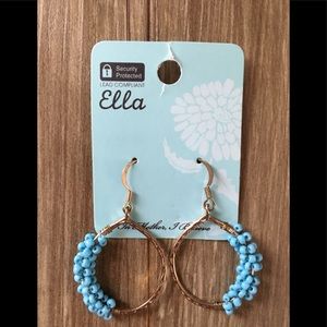 Earrings With Turquoise like Beads